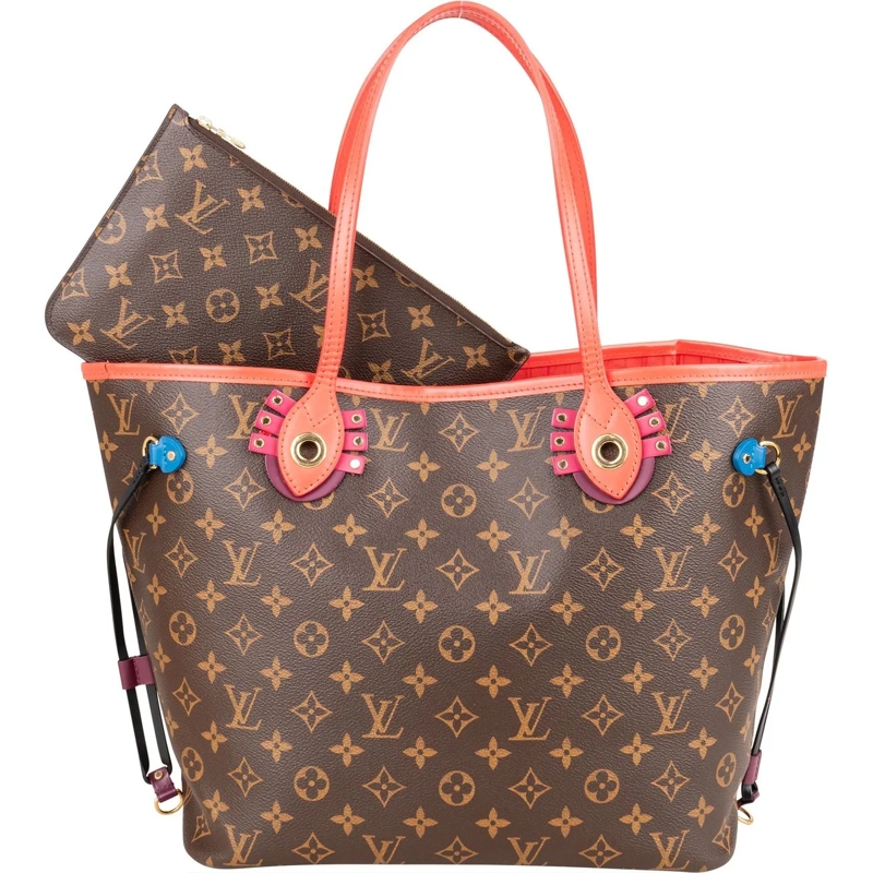 Louis Vuitton Tote Louis Vuitton Canvas Monogram Limited Totem Neverf mehrfarbig