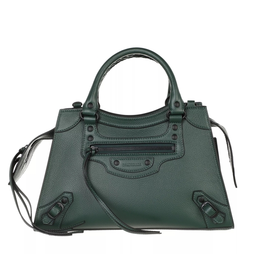 Balenciaga Neo Classic City Tote Small Leather Forest Green Satchel