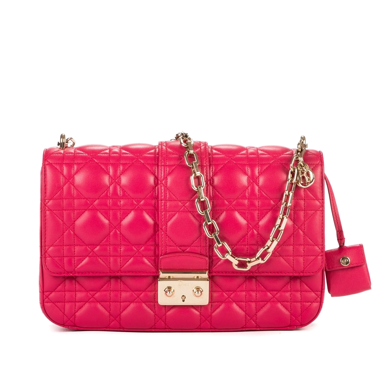 Christian Dior Crossbody Bag Miss Dior Medium fuschsia