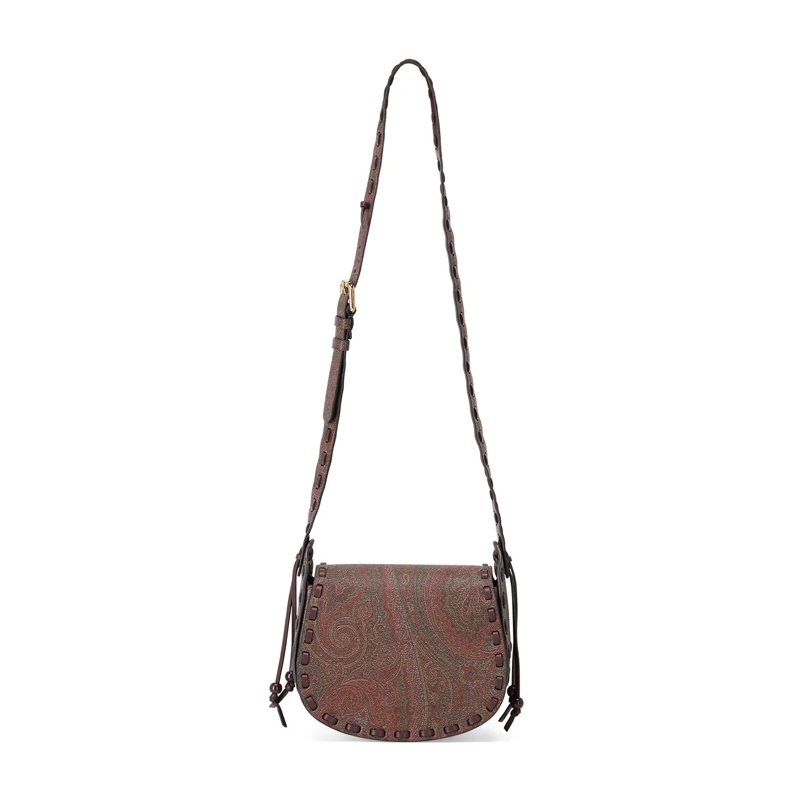 Etro Crossbody Bag Umhängetasche aus Leder braun