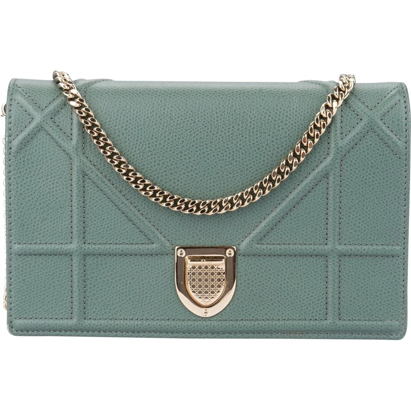 Christian Dior Schultertasche Christian Dior Diorama Wallet On Chain Crossbody B mehrfarbig