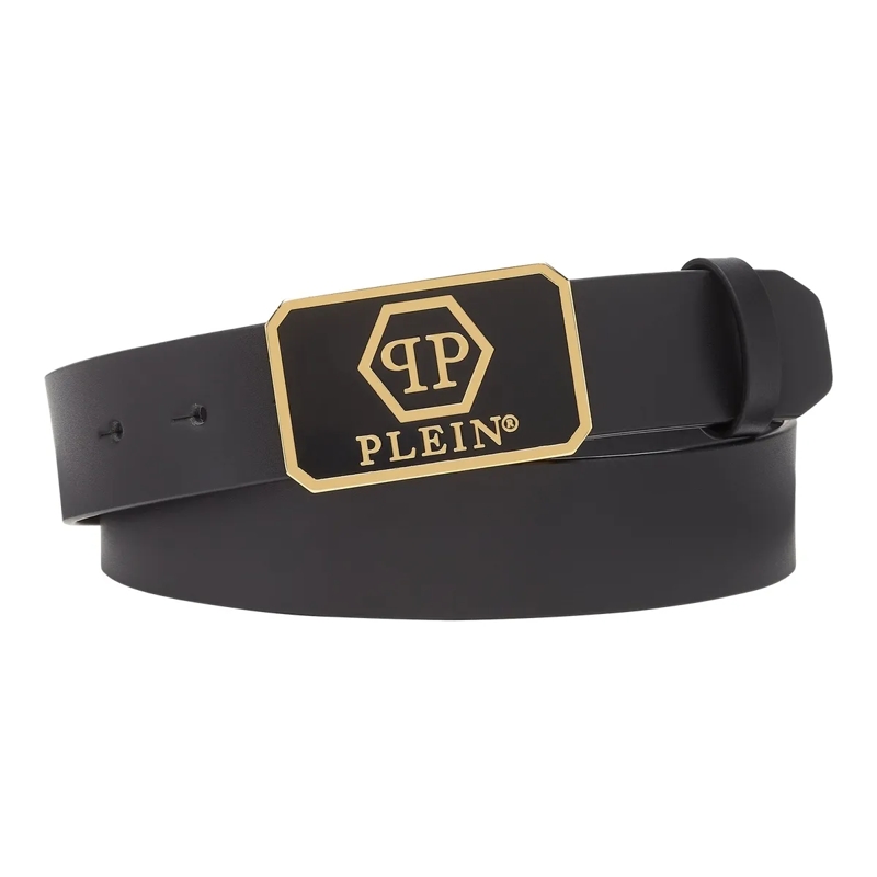Philipp Plein Gürtel Gürtel Hexagon schwarz(Image 4)
