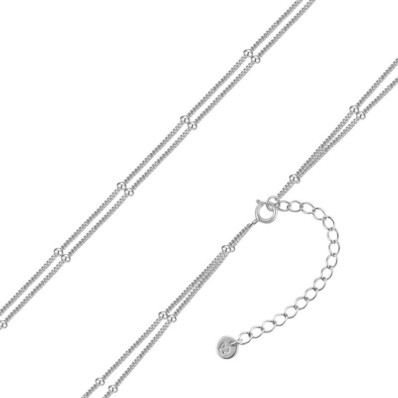 Glanzstücke München Mittellange Halskette Sterling Silber Halskette silber(Image 3)