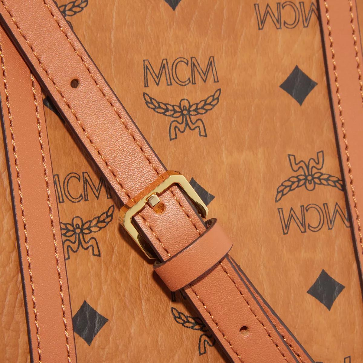 MCM Shoppers Aren Shopper Small in cognac