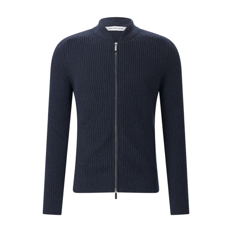Iris von Arnim Übergangsjacke Strickjacke Curt Kaschmir blau