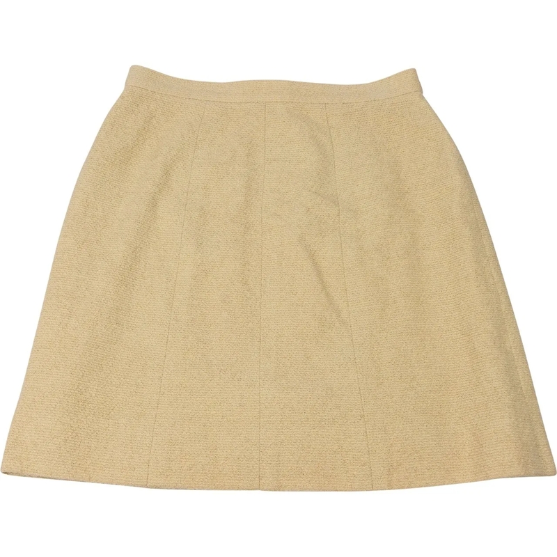 Chanel Midirock Chanel Classic Tweed Skirt (DE 38 / FR 40) grün