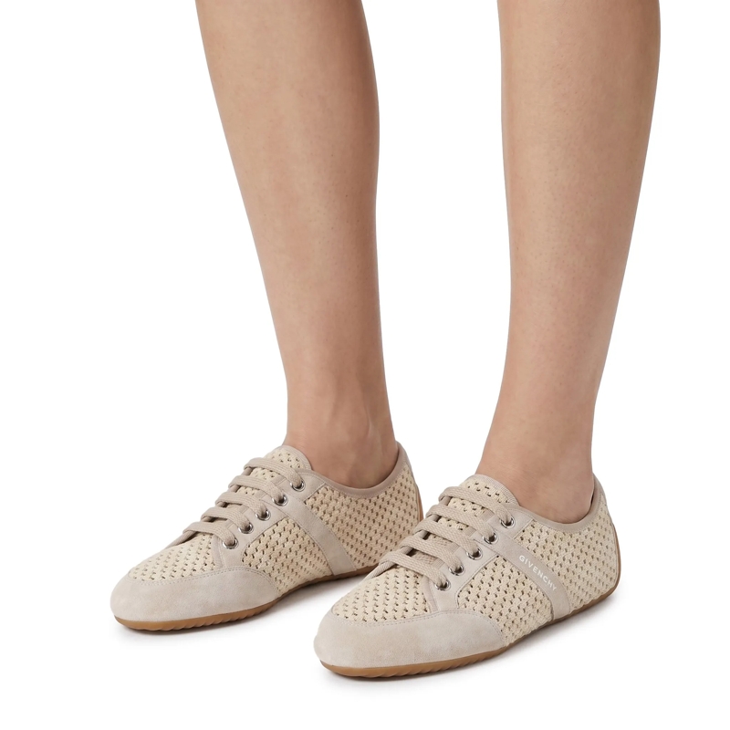 Givenchy Schnürschuhe Sneaker aus Mesh & Veloursleder beige(Image 2)