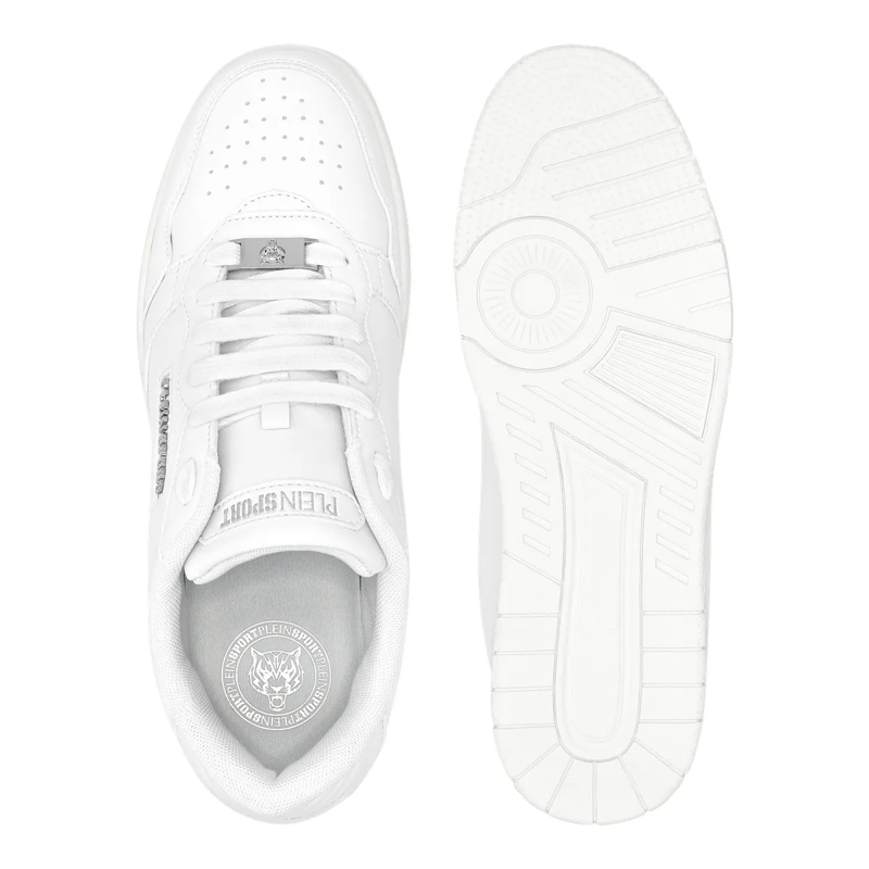 Plein Sport Low-Top-Sneaker Sneaker Tiger.x weiss