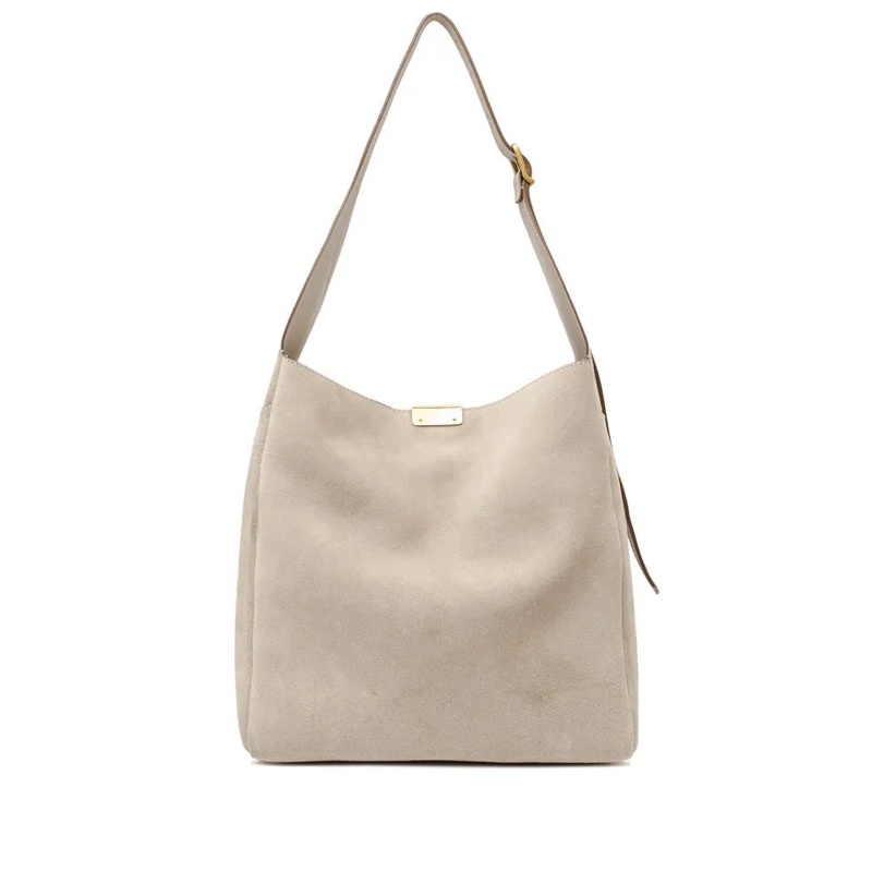 Gianni Chiarini Crossbody Bag Schultertasche Jo aus Veloursleder beige(Image 2)