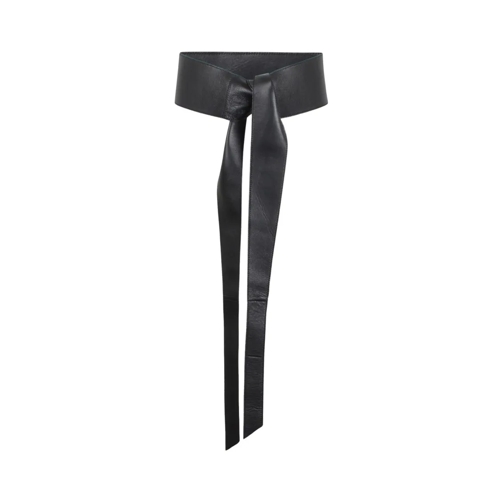 Alberta Ferretti Ceinture Sash Belt Black