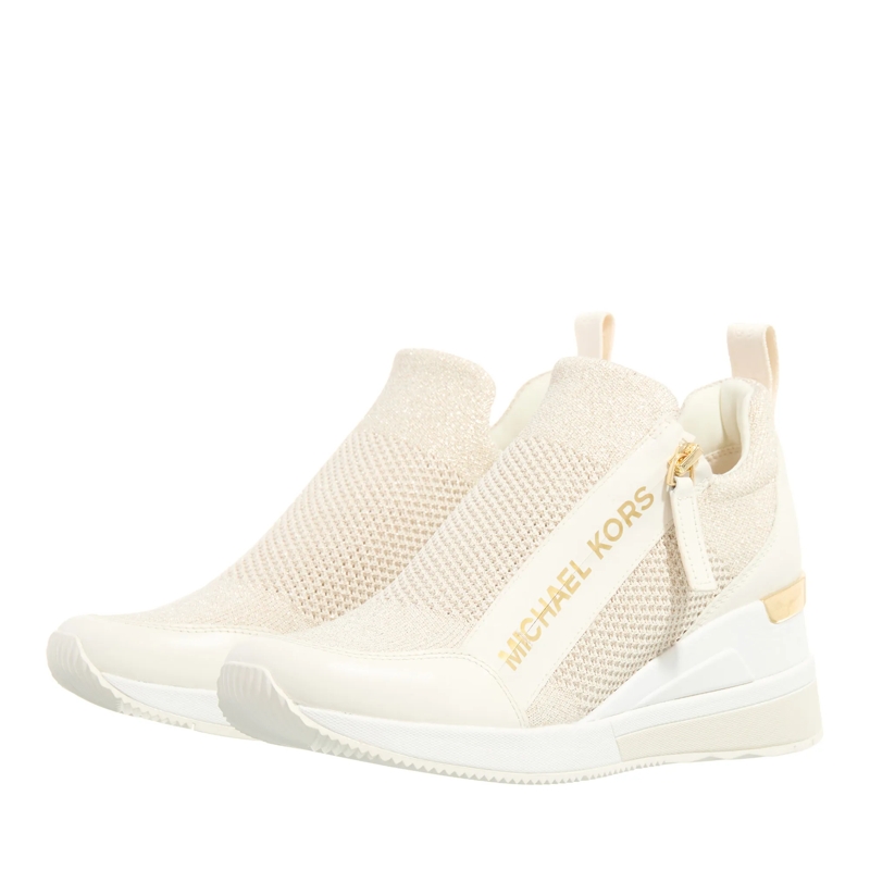 MICHAEL Michael Kors Low-Top-Sneaker Willis Wedge Trainer Champagne