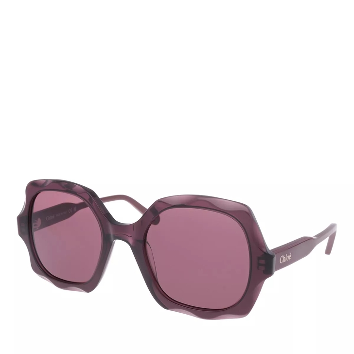 サングラス CHLOE Purple Acetate Sunglasses Chloé Purple Acetate Sunglasses | italist