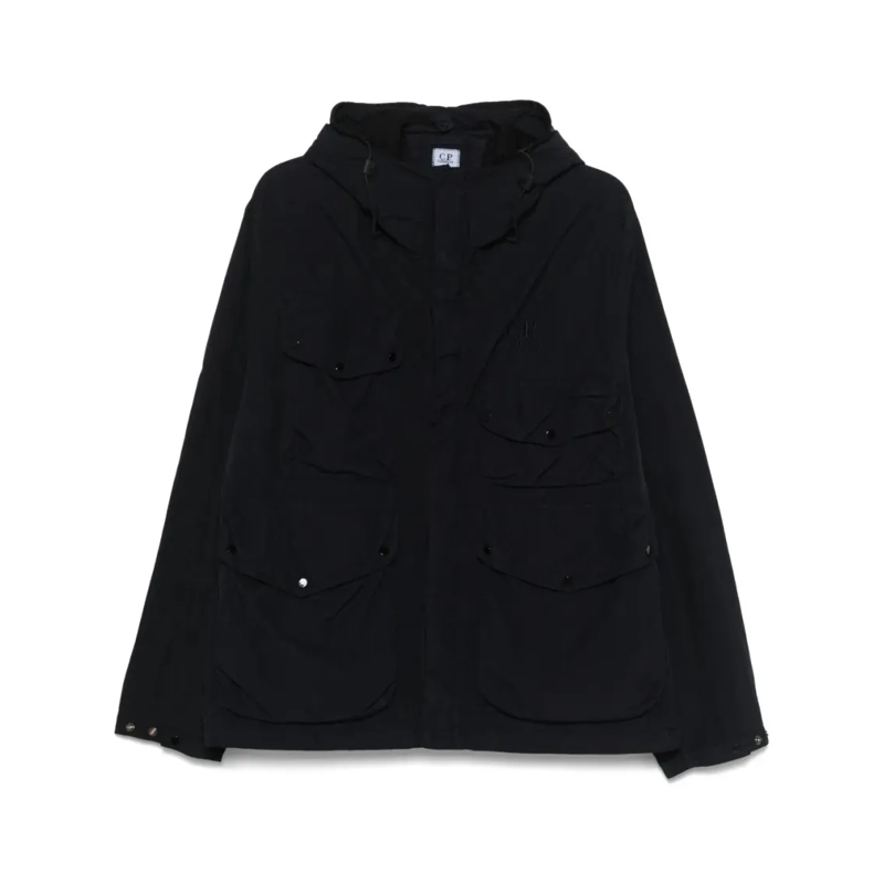 CP Company Veste de transition Goggles-Detail Jacket Black