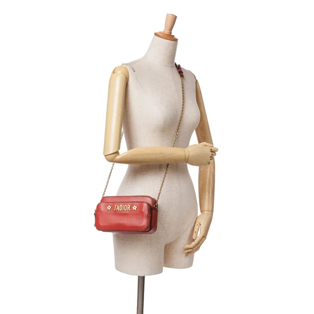 Thumbnail - Christian Dior Hobo Bags - 2017 Leather JAdior Camera Bag - Gr. unisize - in Rot - für Damen