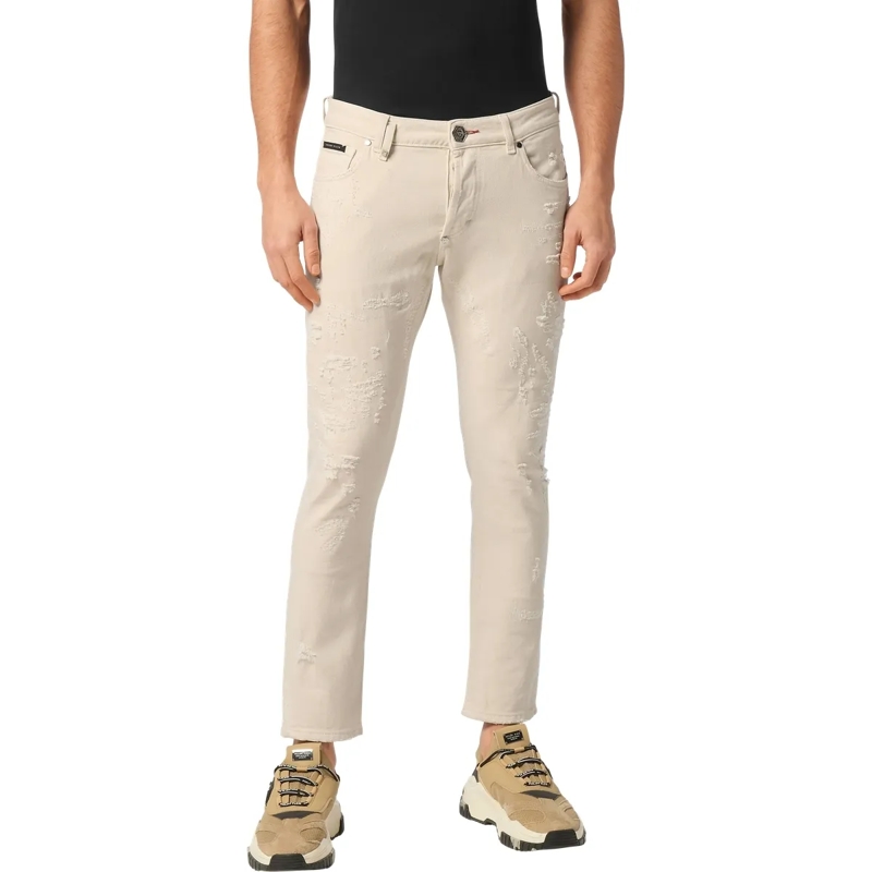 Philipp Plein Skinny-Leg-Jeans Jeans Skinny Fit beige(Image 3)