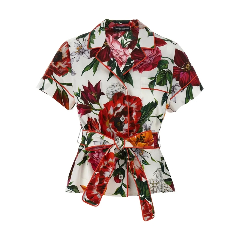 Dolce&Gabbana Hemd Vanity' Pajama Shirt Multicolor