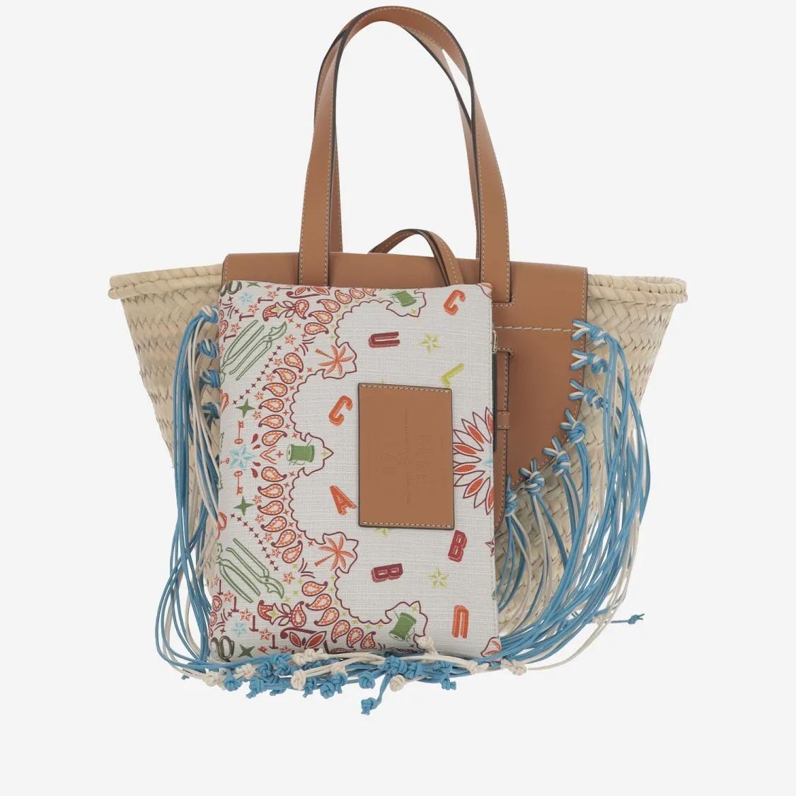 Cuba Lab Shoppers & Totes Tropicana Bag Kenia Large in bruin