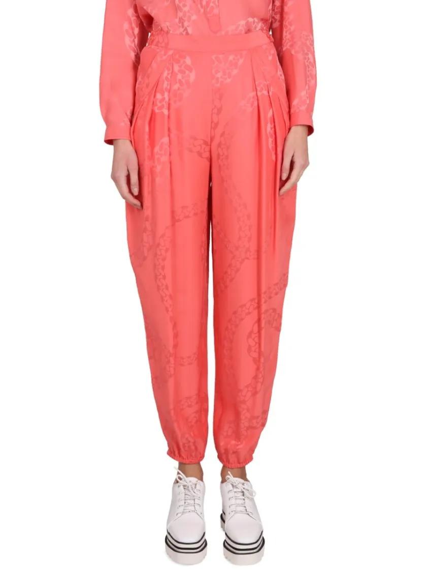 Thumbnail - Stella McCartney - Silk Blend Pants - Größe 42 - pink