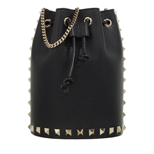 Valentino Garavani Bucket Bag Mini Rockstud Nero