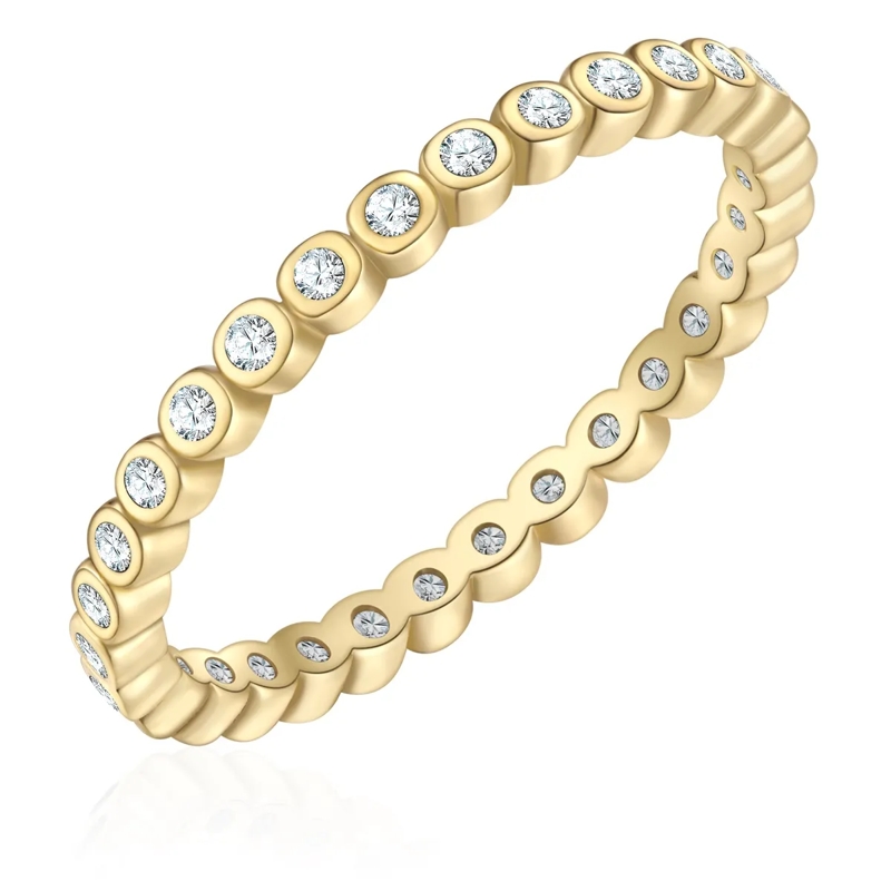Glanzstücke München Ring Sterling Silber Ring Zirkonia gold(Image 2)