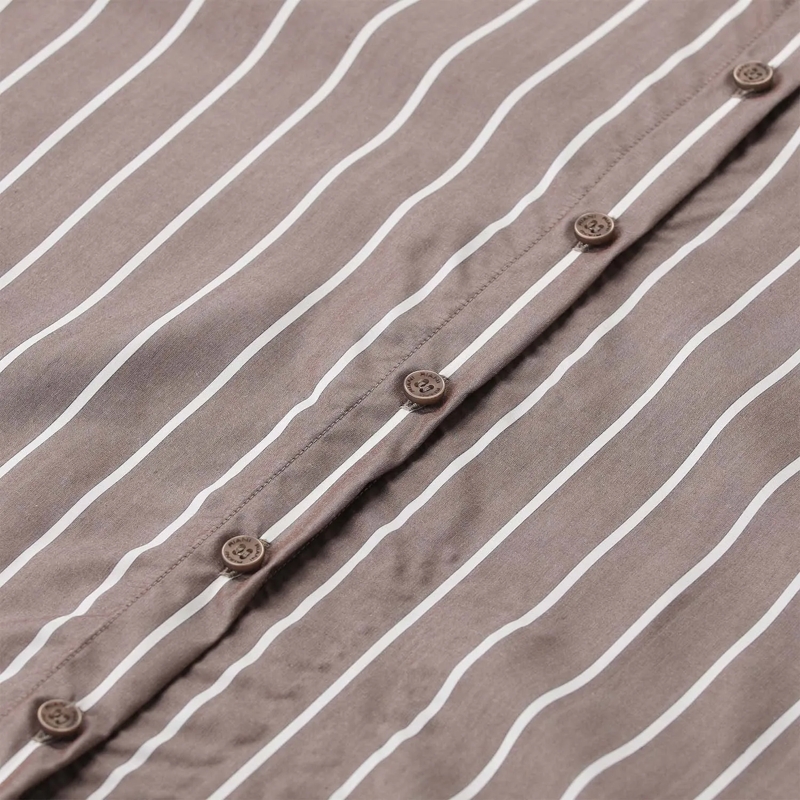 Riani Chemisier Gestreifte Hemdbluse braun(Image 2)