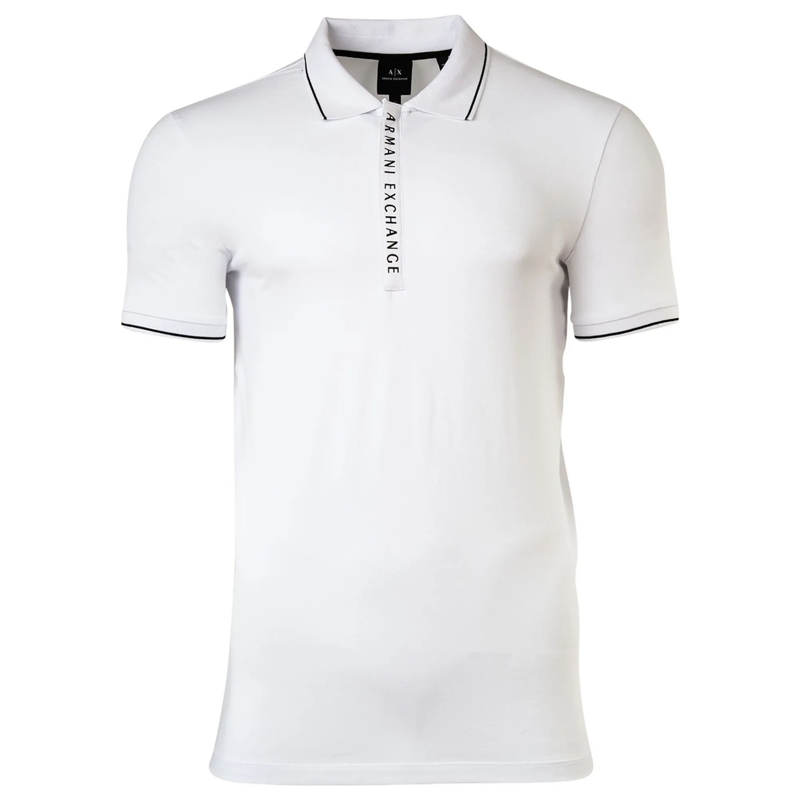 Armani Exchange Polohemd Armani Exchange A|X ARMANI EXCHANGE Herren Poloshi weiss