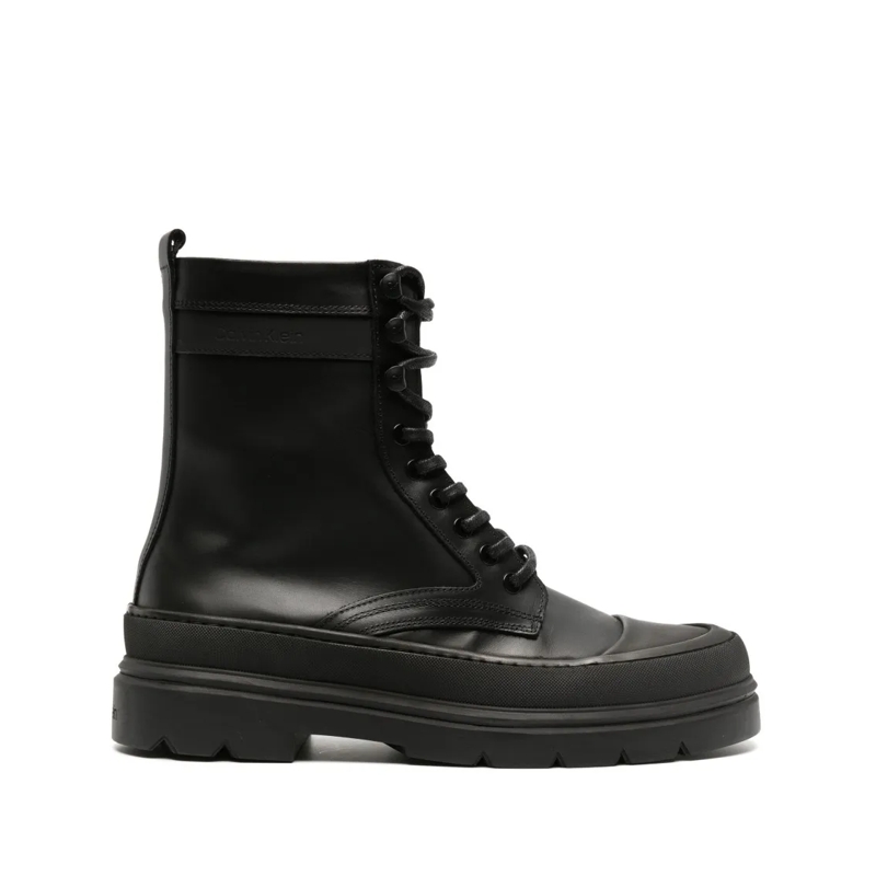 Calvin Klein Bottes Lace Up Boot High Black