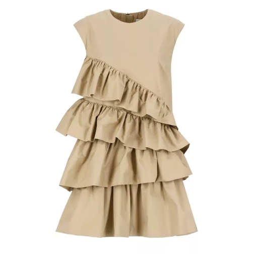 MSGM Dress With Rouches Neutrals 