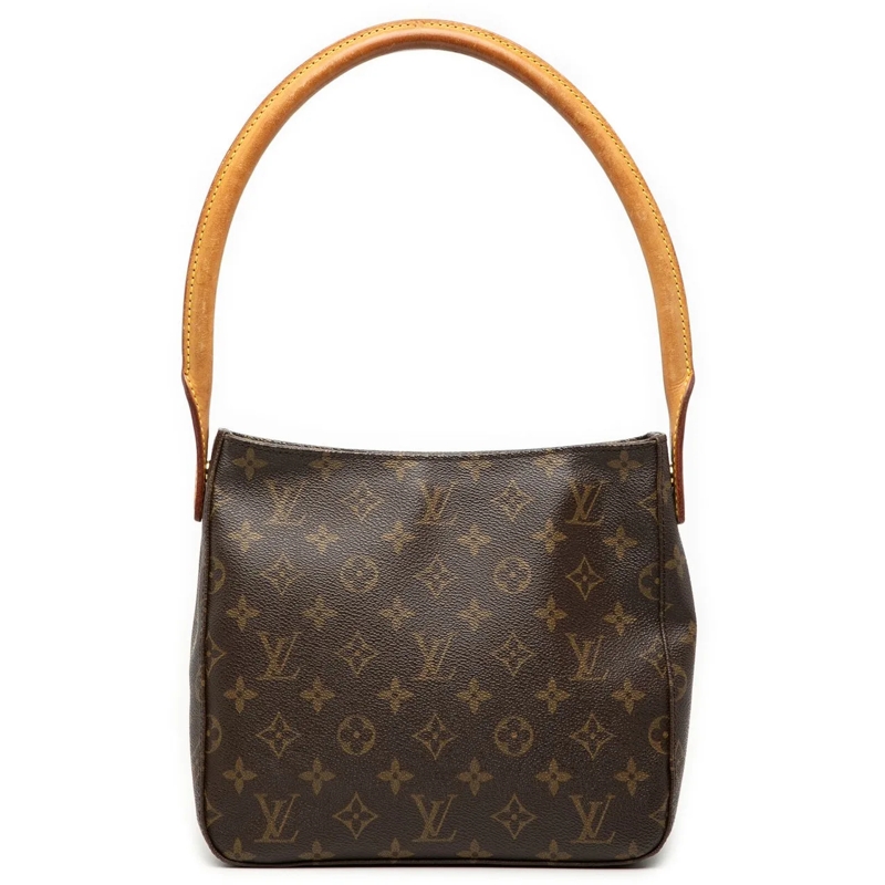 Louis Vuitton Schultertasche Monogram Looping MM braun