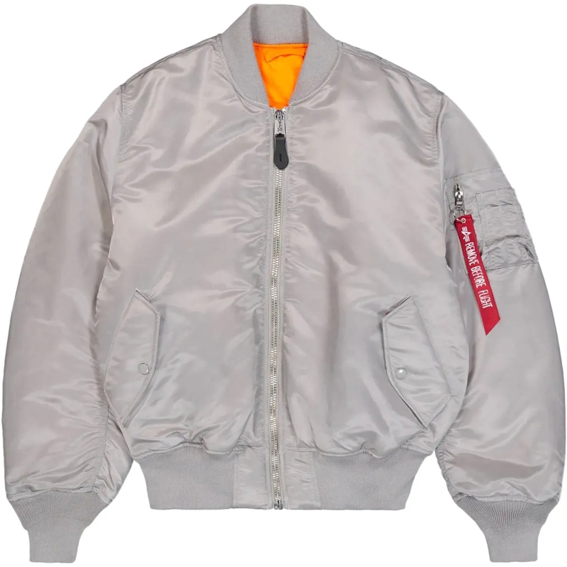 Alpha Industries Bomberjacke Bomber MA-1 Heritage Silver mehrfarbig