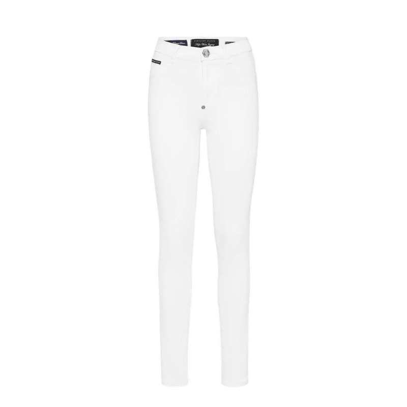 Philipp Plein Skinny-Leg-Jeans Jeggings weiss