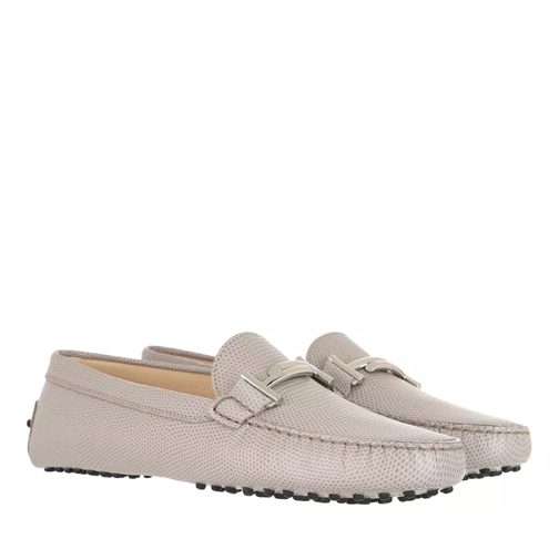 Tod's Loafers Leather Steam Grey Loafer