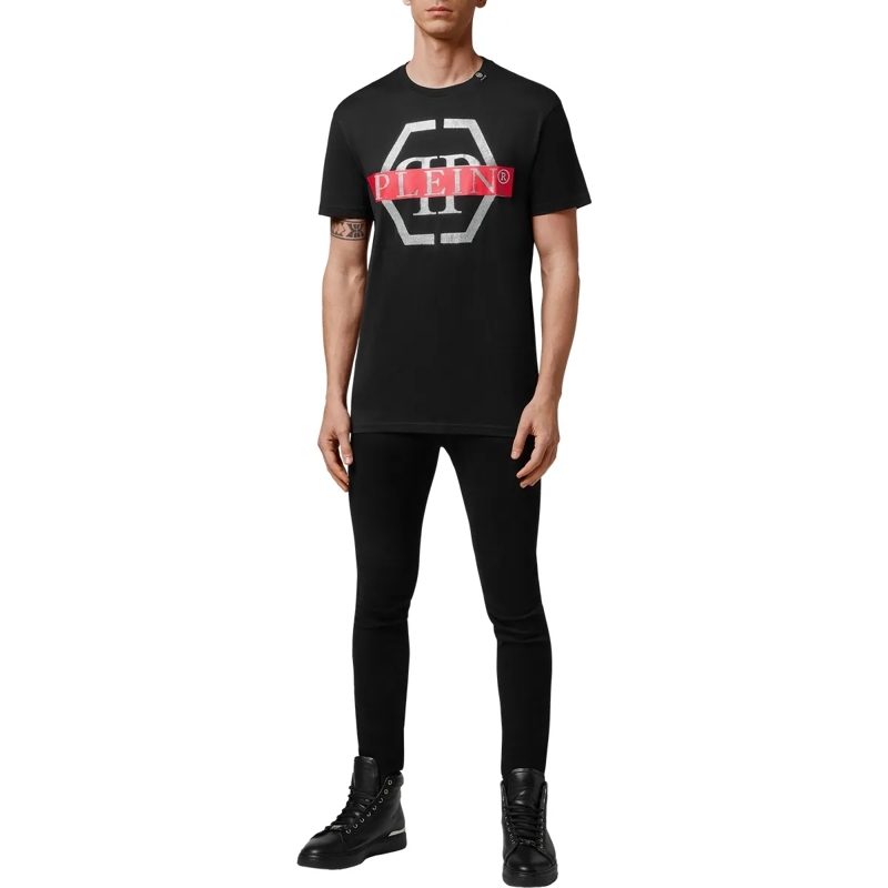 Philipp Plein T-Shirt T-Shirt Rundhalsausschnitt Ss schwarz(Image 7)