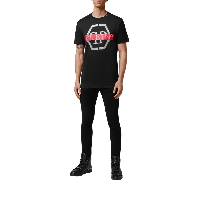 Philipp Plein T-Shirt T-Shirt Rundhalsausschnitt Ss schwarz(Image 4)