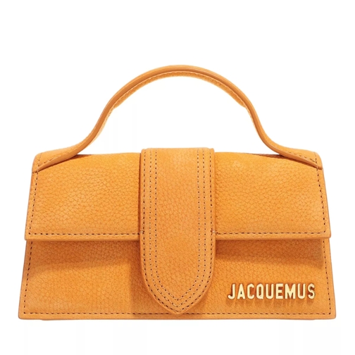 Jacquemus Le Bambino Mini Envelope Handbag Leather Orange Mini borsa