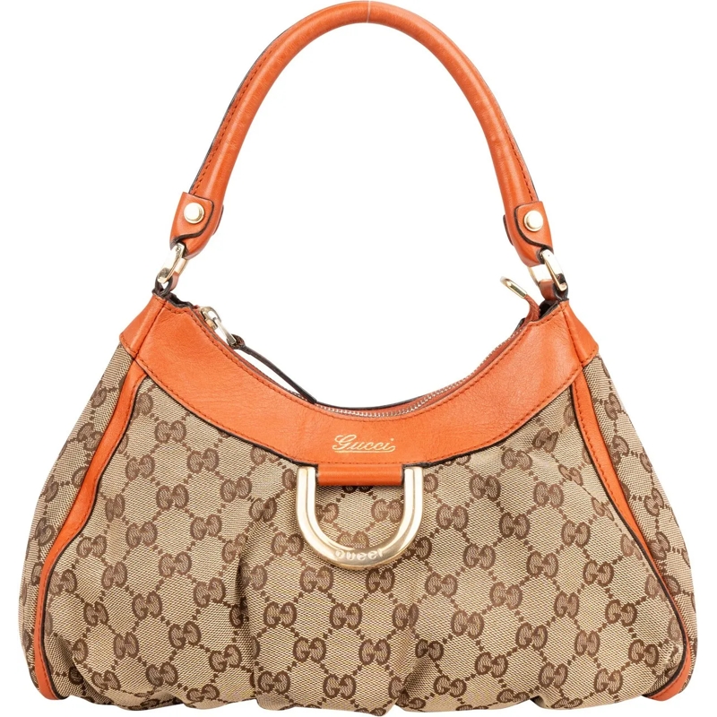 Gucci Fourre-tout Gucci GG Monogram Abbey Handbag braun
