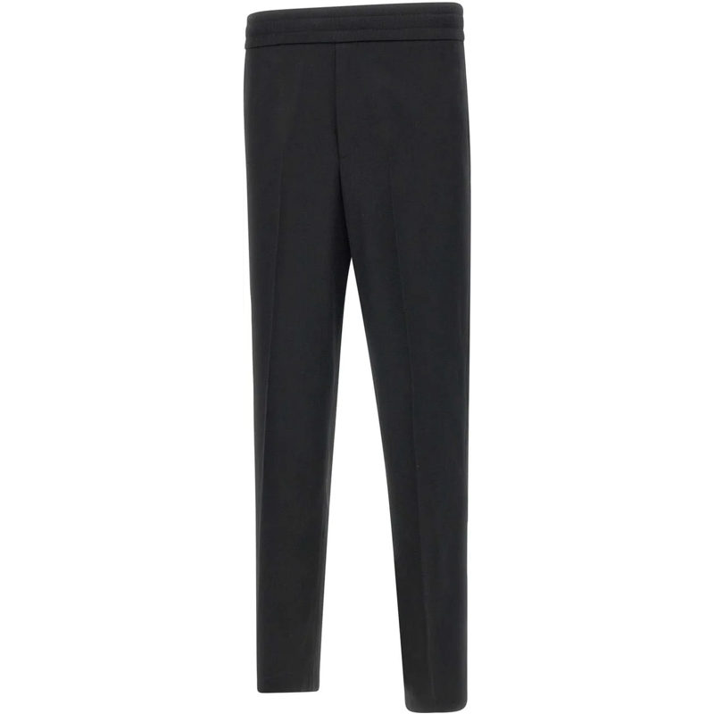 Golden Goose Freizeithose Relaxed-Fit Hose aus Fleece-Wolle Schwarz(Image 6)