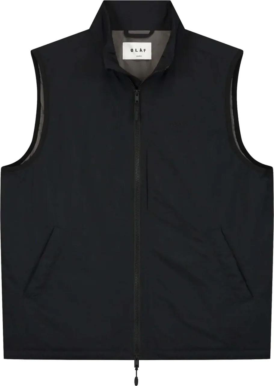 Thumbnail - ØLÅF - olaf Nylon Vest Bodywarmers Zwart M190501 - Größe XS - schwarz