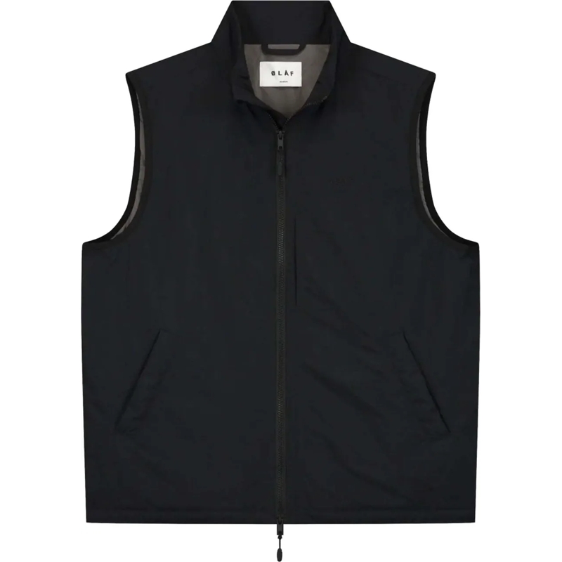 ØLÅF  olaf Nylon Vest Bodywarmers Zwart M190501 schwarz