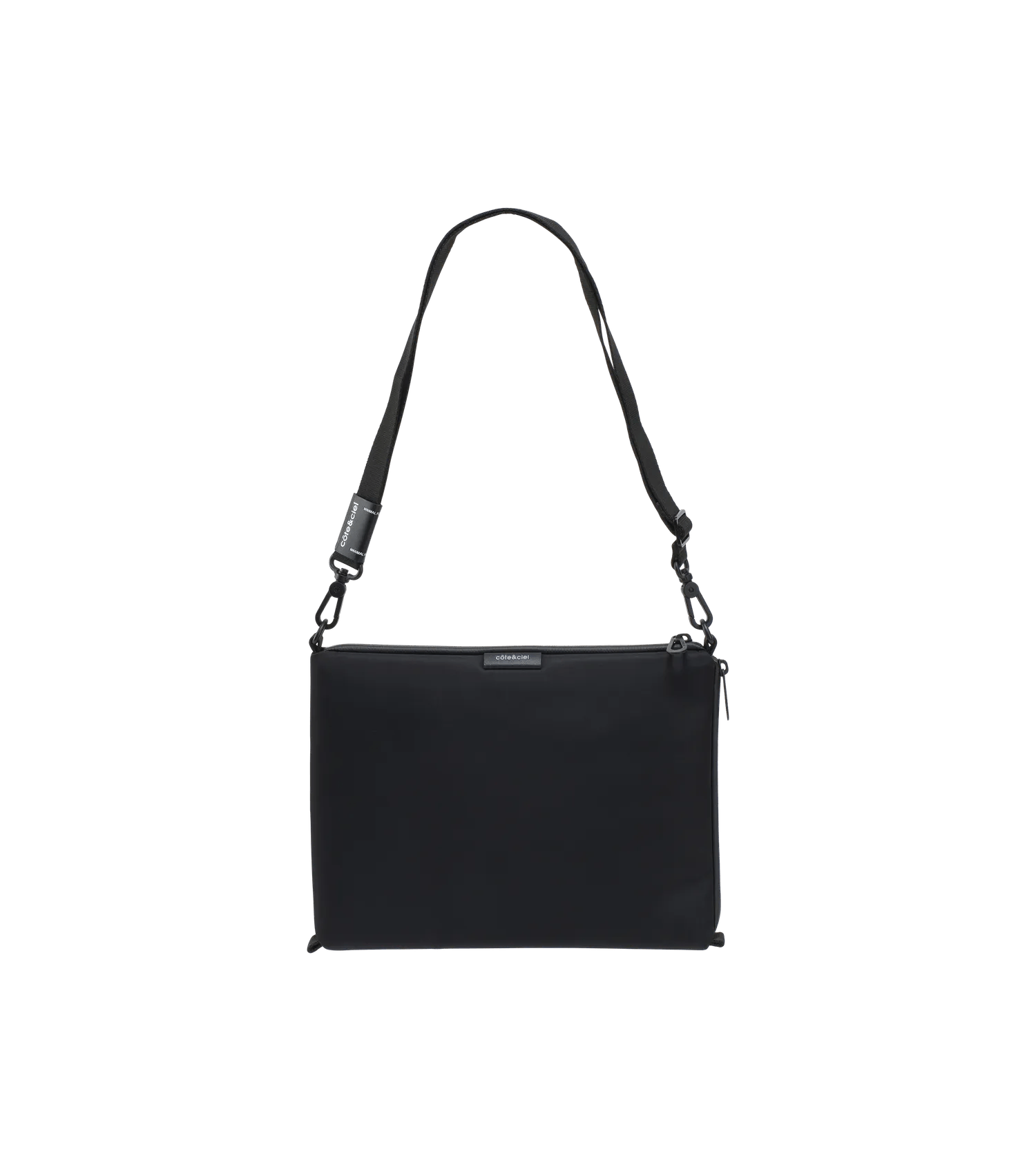 CÃ´te&Ciel Crossbody Bags - Inn M Sleek Black Sleek Nylon Umhängetasche - Gr. unisize - in Schwarz - für Damen