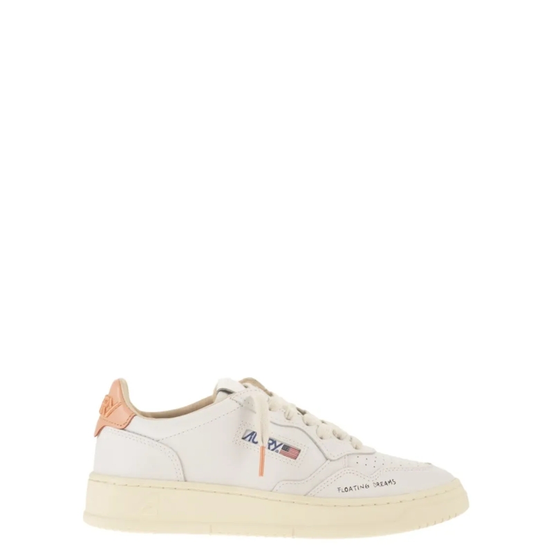Autry International Lage-top sneaker Medalist Low - Leather Sneakers White