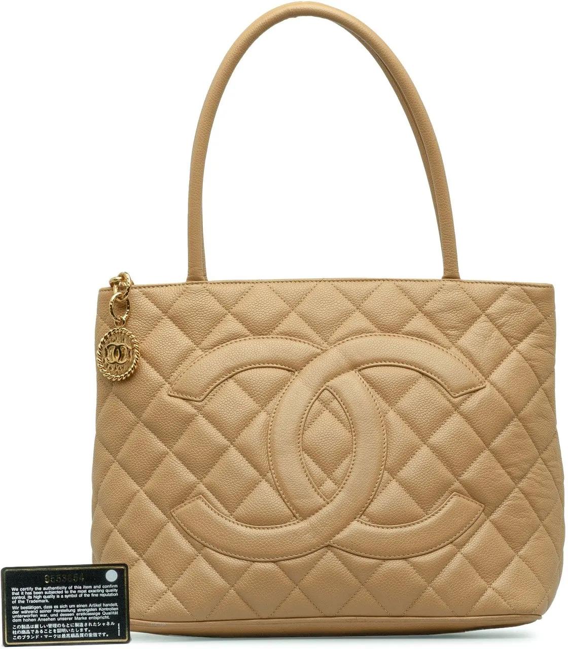 Thumbnail - Chanel Shopper - Caviar Medallion Tote - Gr. unisize - in Braun - für Damen