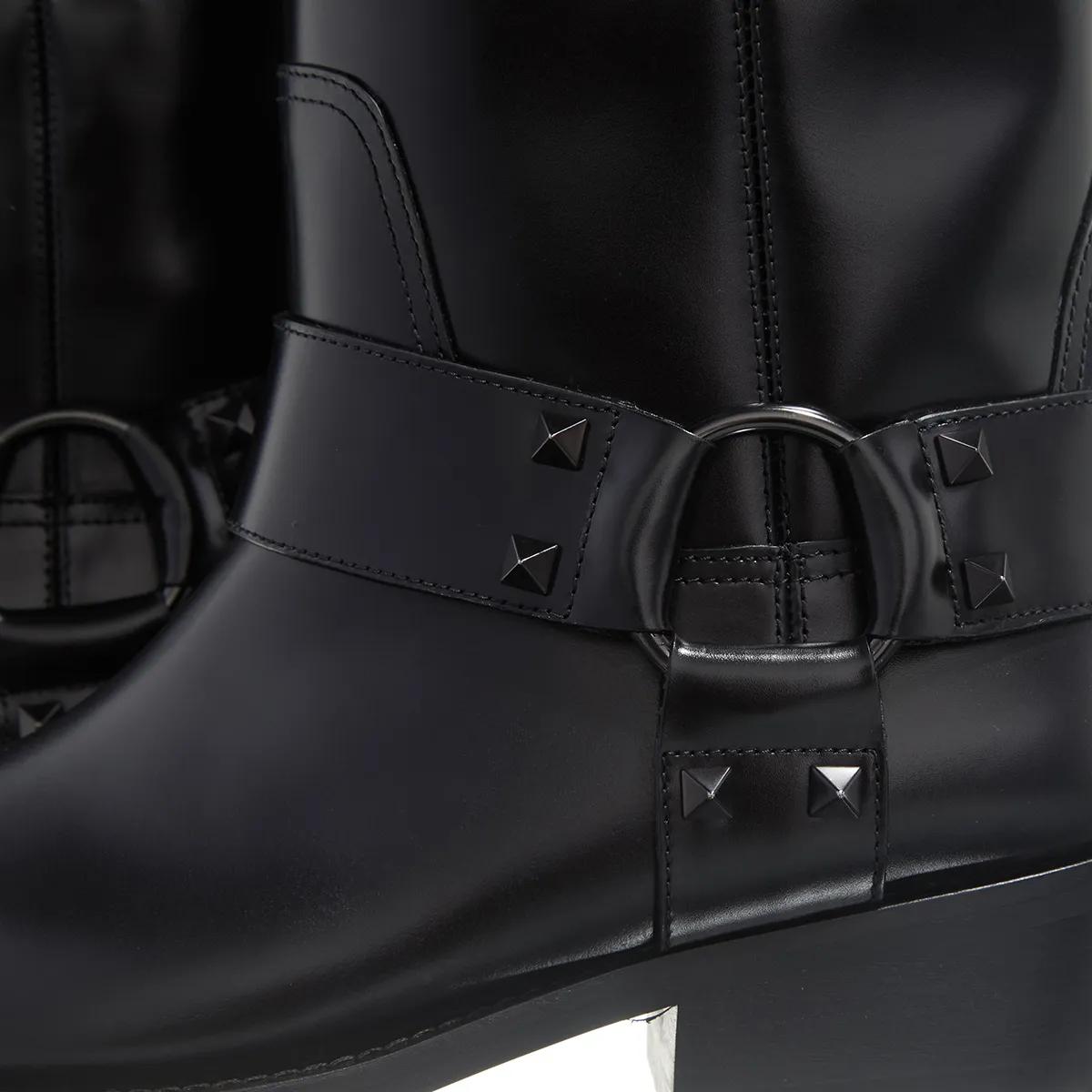 Thumbnail - Valentino Garavani Stiefel - Biker Rockstud - Gr. 39 (EU) - in Schwarz - für Damen