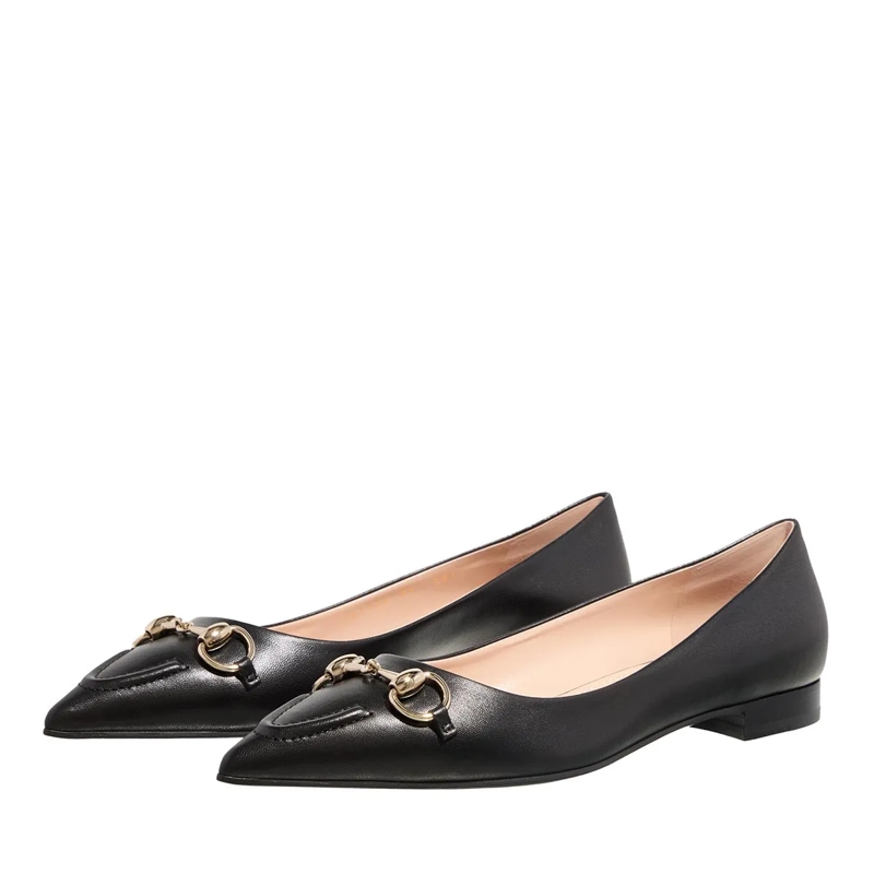 Gucci Ballerinas Morsetto Ballet Flats Black