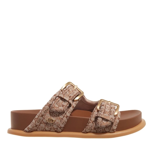 LIU JO Slide Loren 09 Monogram Jacquard Biscuit