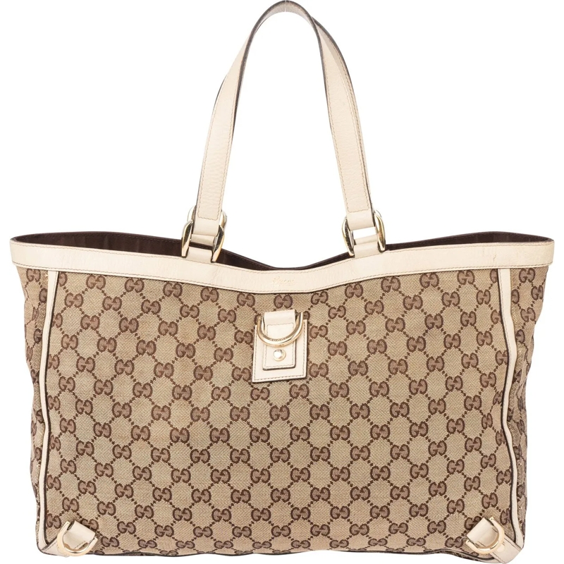 Gucci Fourre-tout Gucci GG Monogram Abbey Handbag braun