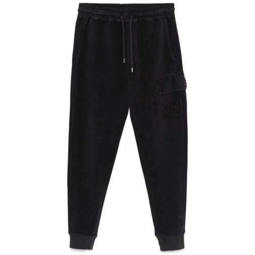 CP Company Jogging Broek Terry-Cloth Track Pants Blue