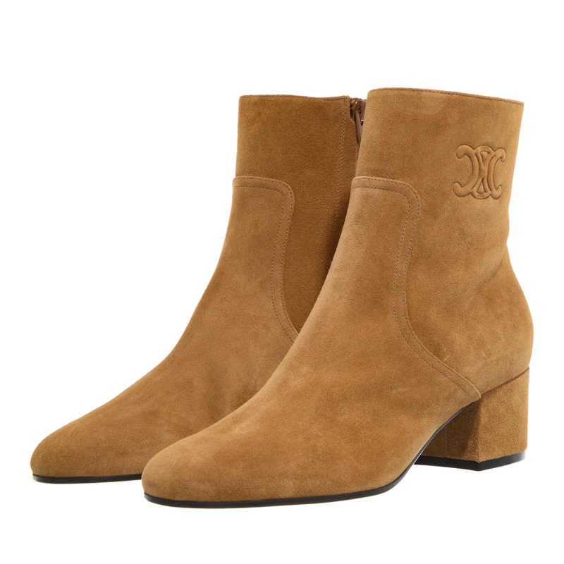 Celine Stiefeletten Triomphe Short Boots Havana(Image 3)