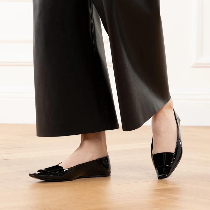 Saint Laurent Ballerinas Poppy Ballerinas Black(Image 2)