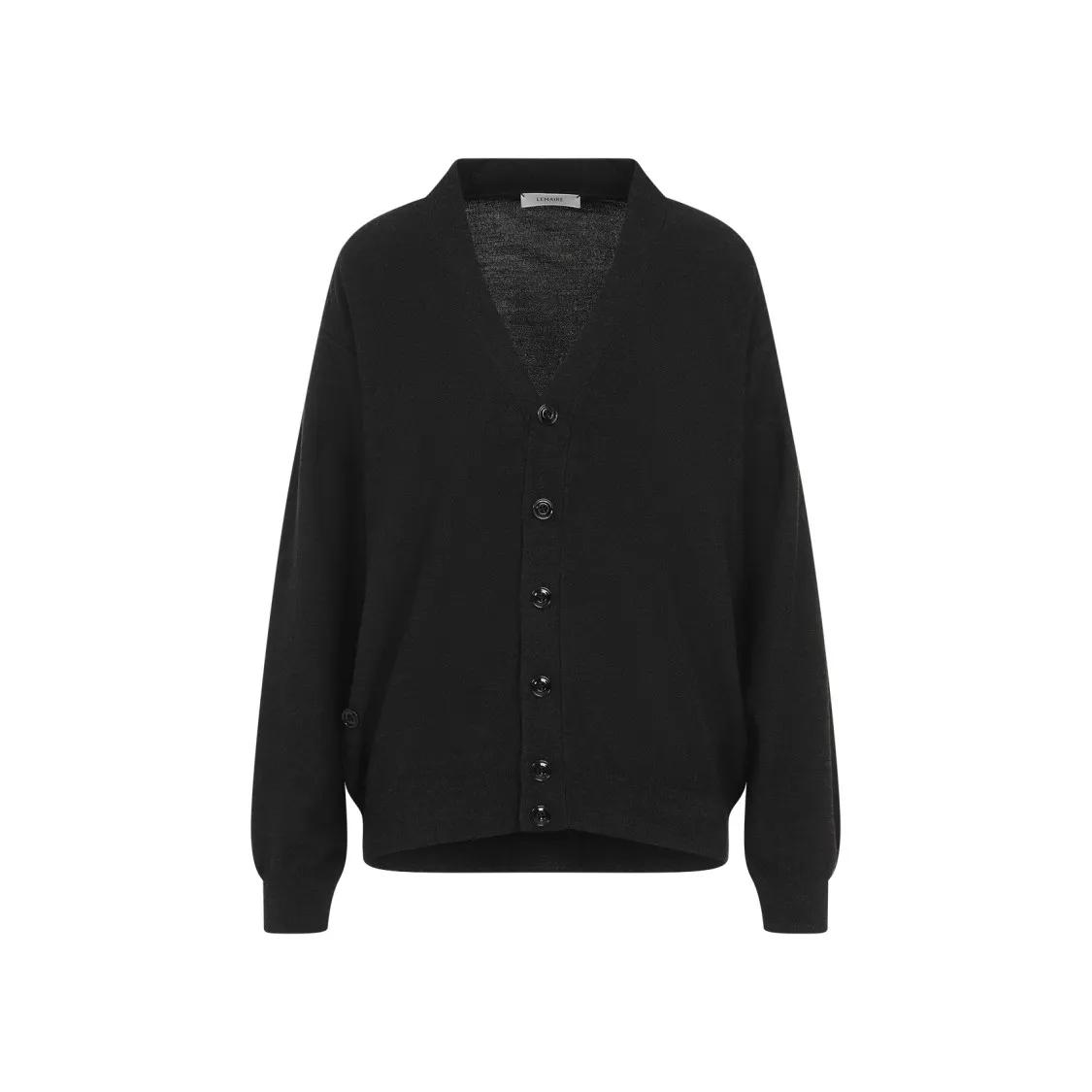 Lemaire - Relaxed Twisted Cardigan - Größe L - schwarz